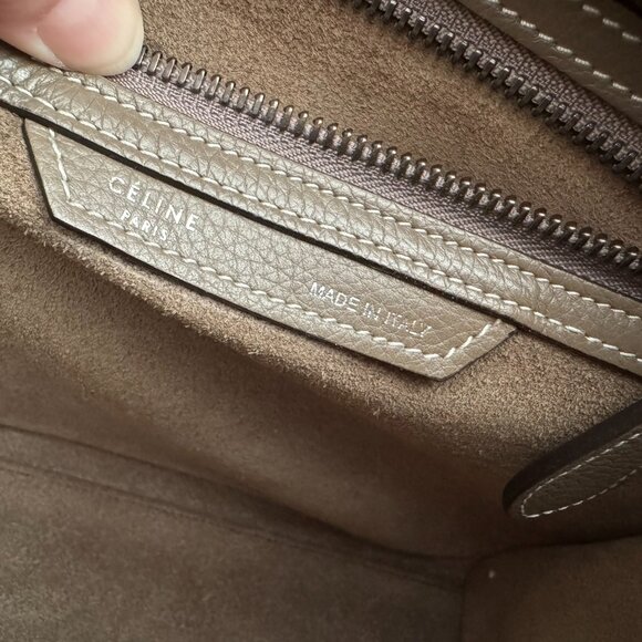Celine Micro Luggage Bag in Taupe (Souris) - Picture 8 of 16